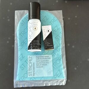 St Tropez Whipped Crème Mousse (50ml) , Luxe Tonic Drops (5ml) & Applicator Mitt